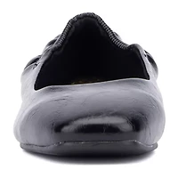 New York & Company Paris Womens Square Closed Toe Ballet Flats