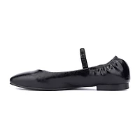 New York & Company Paris Womens Square Closed Toe Ballet Flats