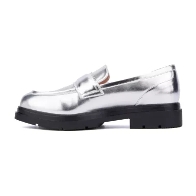 New York & Company Abbey Womens Moc Closed Toe Loafers