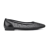New York & Company Priya Womens Square Ballet Flats