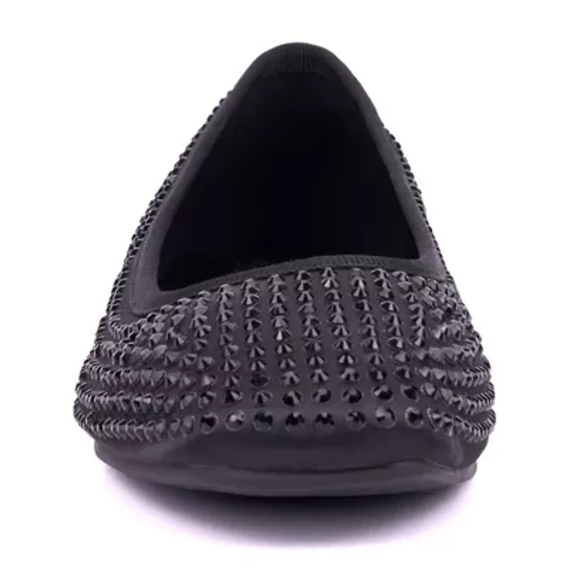 New York & Company Palmira Womens Square Ballet Flats