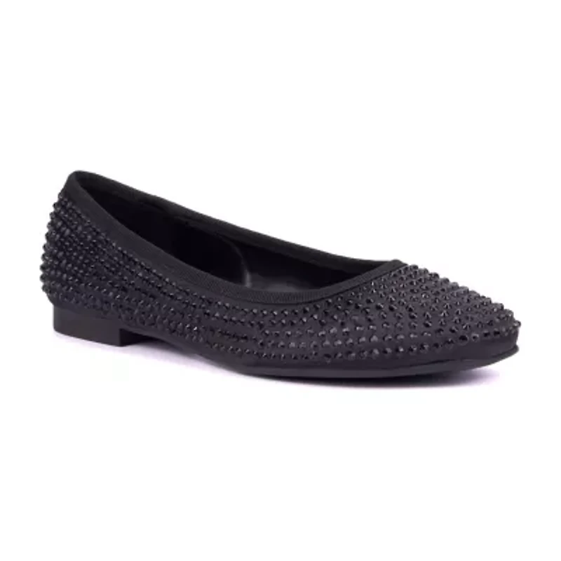 New York & Company Palmira Womens Square Ballet Flats