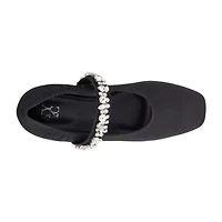 New York & Company Paxley Womens Square Closed Toe Ballet Flats