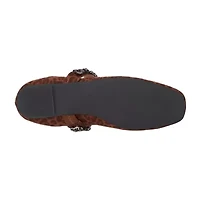 New York & Company Paxley Womens Square Closed Toe Ballet Flats