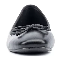 New York & Company Paulina Womens Square Closed Toe Ballet Flats
