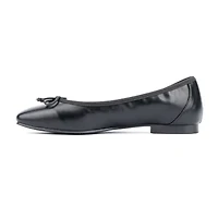 New York & Company Paulina Womens Square Closed Toe Ballet Flats