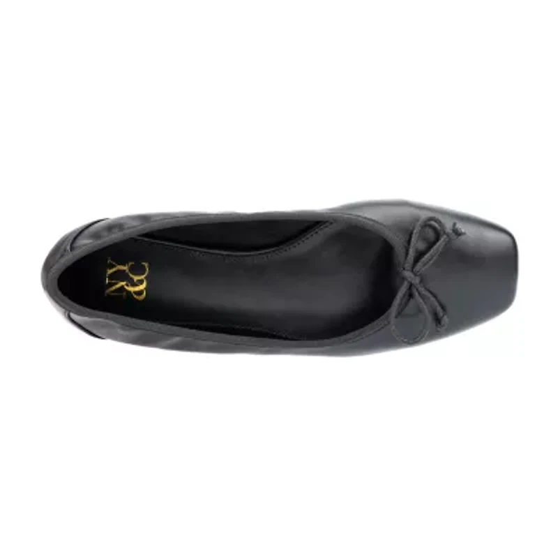 New York & Company Paulina Womens Square Closed Toe Ballet Flats