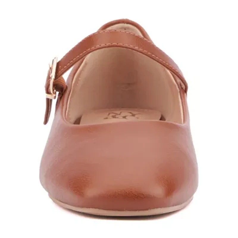 New York & Company Page Womens Square Closed Toe Mary Jane Shoes