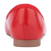 New York & Company Paulina Womens Square Closed Toe Ballet Flats