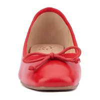 New York & Company Paulina Womens Square Closed Toe Ballet Flats