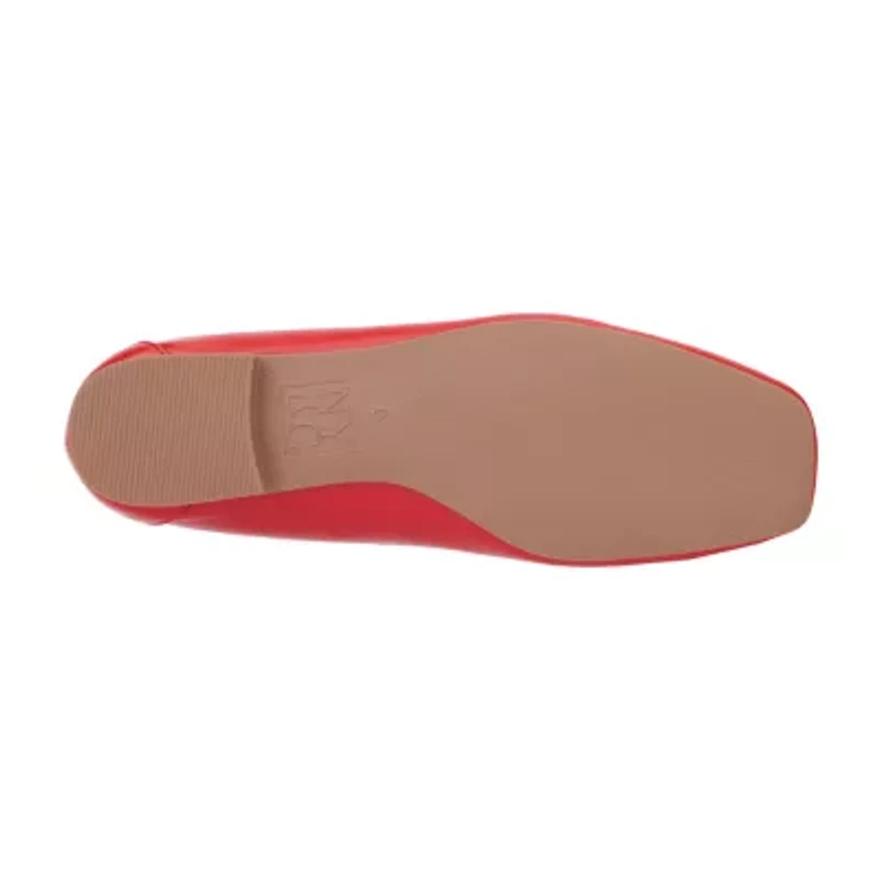 New York & Company Paulina Womens Square Closed Toe Ballet Flats