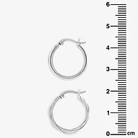Silver Reflections Womens 2 Pair Earring Set