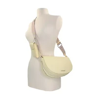 Tahari Marcy Expandable Crescent Crossbody Bag