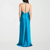 Morgan & Co. Womens Sleeveless Juniors Slip Dress