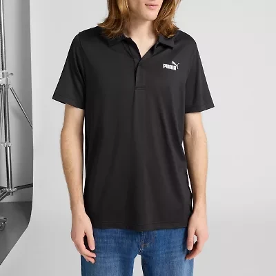 PUMA Mens Regular Fit Short Sleeve Polo Shirt