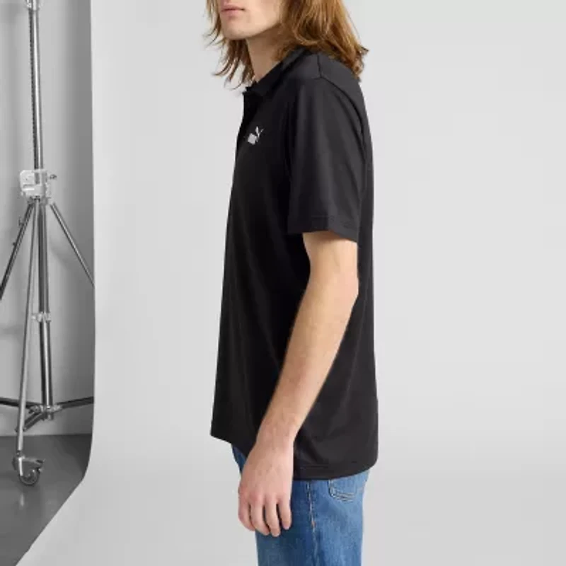 PUMA Mens Regular Fit Short Sleeve Polo Shirt
