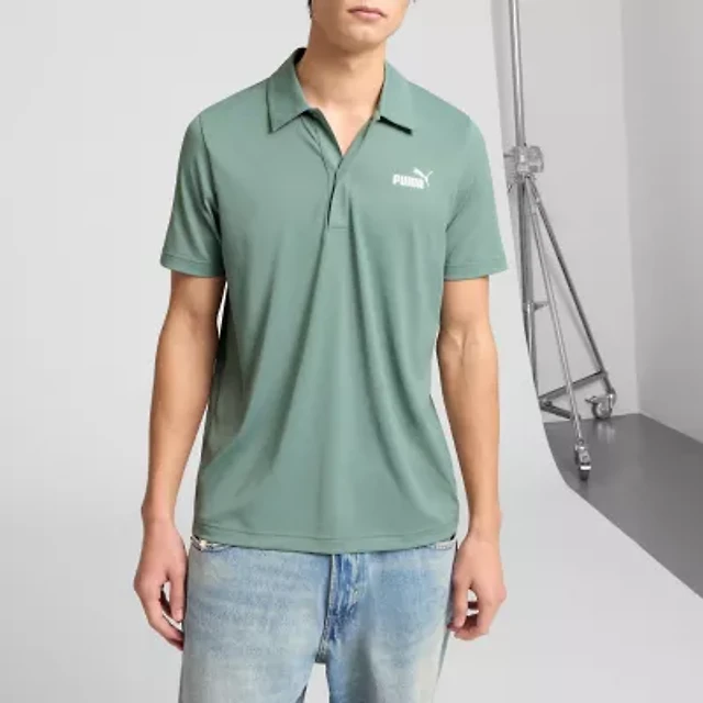 PUMA Mens Regular Fit Short Sleeve Polo Shirt Dulles Town Center