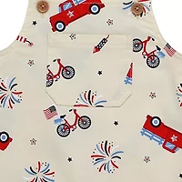 Baby Starters Baby Boys 2-pc. Shortall Set