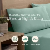Vellux Snuggle Wrinkle Resistant Deep Pocket Sheet Set