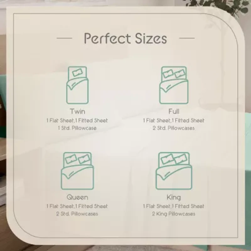 Vellux Snuggle Wrinkle Resistant Deep Pocket Sheet Set