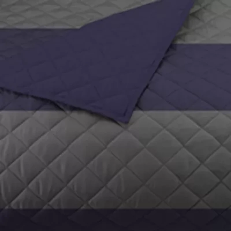 Martex Rugby Stripe Coverlet