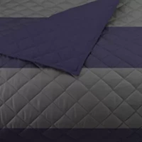 Martex Rugby Stripe Coverlet