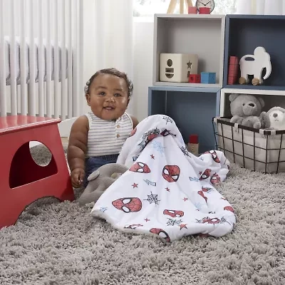 Nojo Spiderman Baby Blanket