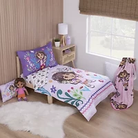 Nojo 4-pc. Dora the Explorer Toddler Bedding Set