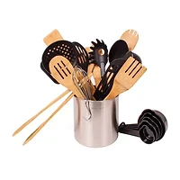 BergHOFF Studio 29pc Nylon And Bamboo Kitchen Utensil Set