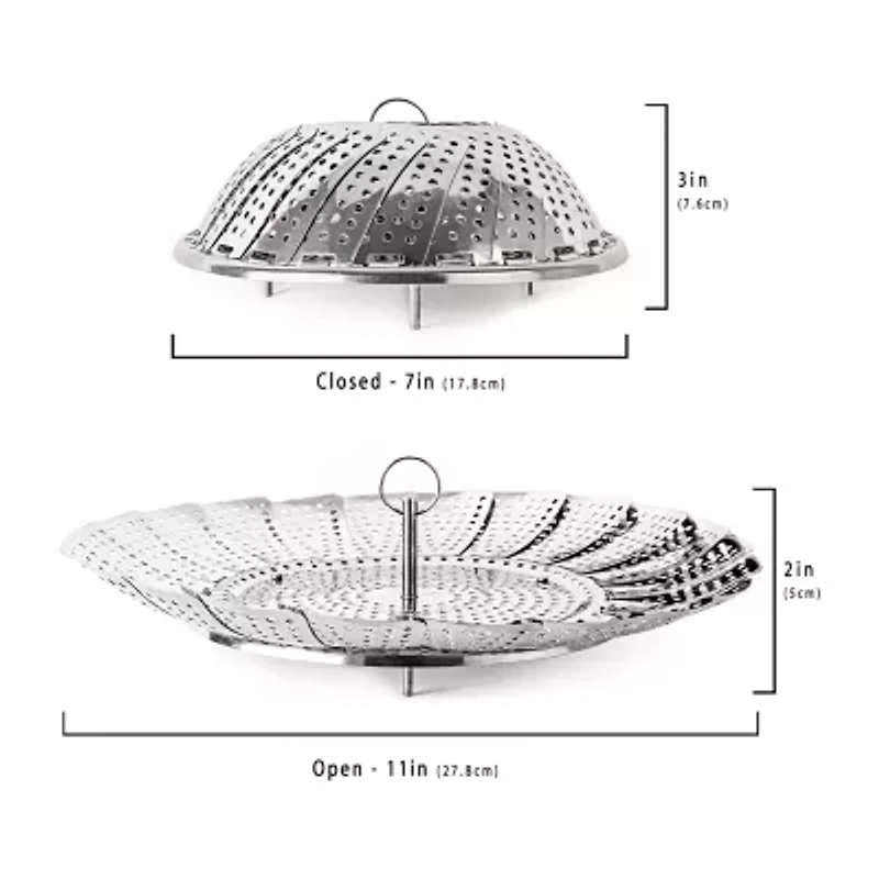 BergHOFF Stainless Steel 12" Stainless Steel Steamer Inserts