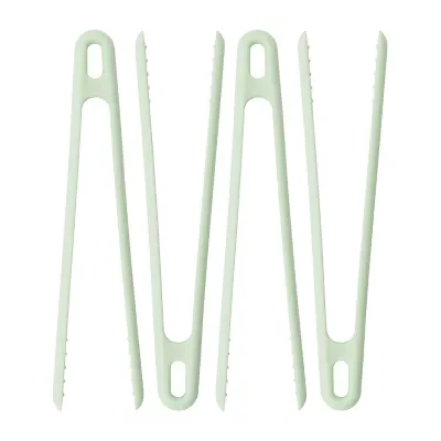 BergHOFF Berghoff Leo 11" Nylon Grill Tongs, Set Of 4, Mint Grill Tongs