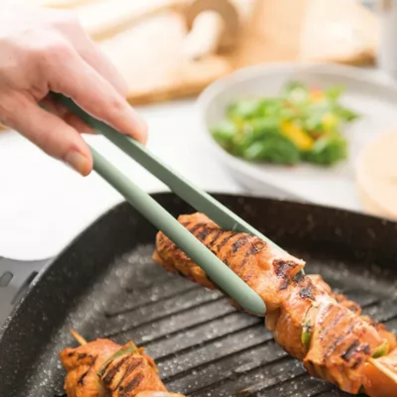 BergHOFF Berghoff Leo 11" Nylon Grill Tongs, Set Of 4, Mint Grill Tongs