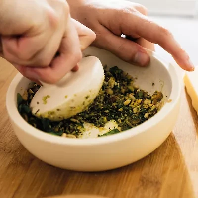 BergHOFF Leo 6.75" Stoneware 2-pc. Mortar & Pestle