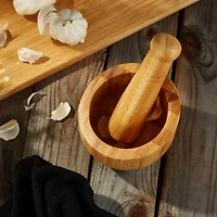 BergHOFF Bamboo Mortar And Pestle, Natural 2-pc. Mortar & Pestle
