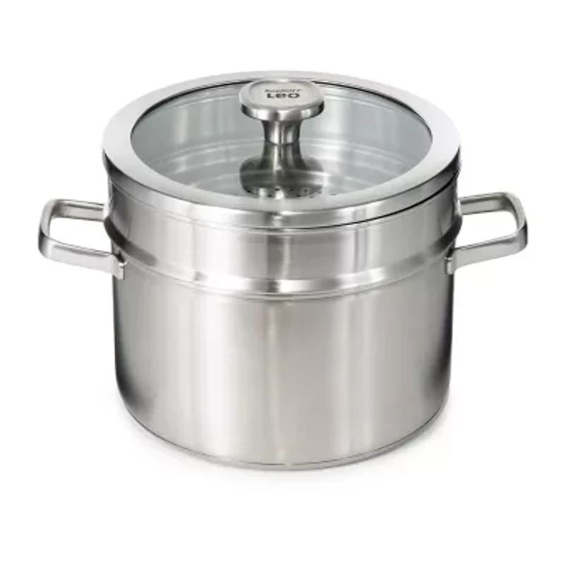 BergHOFF Leo Graphite Recycled 18/10 Stainless Steel Steamer Insert 10" Stainless Steel Steamer Inserts