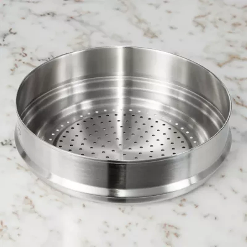 BergHOFF Leo Graphite Recycled 18/10 Stainless Steel Steamer Insert 10" Stainless Steel Steamer Inserts