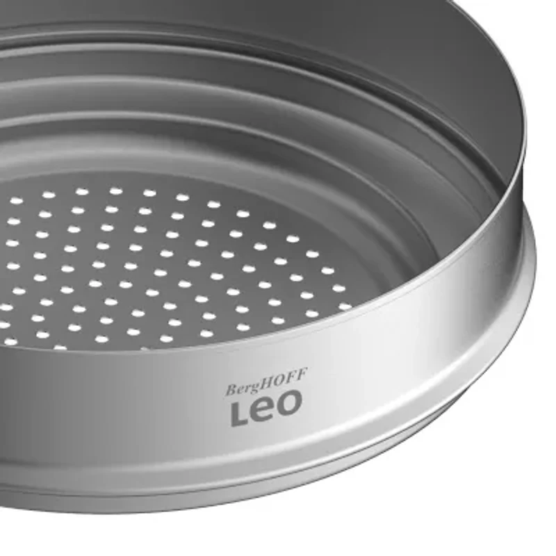 BergHOFF Leo Graphite Recycled 18/10 Stainless Steel Steamer Insert 10" Stainless Steel Steamer Inserts