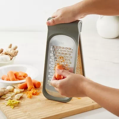 BergHOFF Leo Balance 18/10 Stainless Steel Double Coarse And Ribbon 9.5" Grater