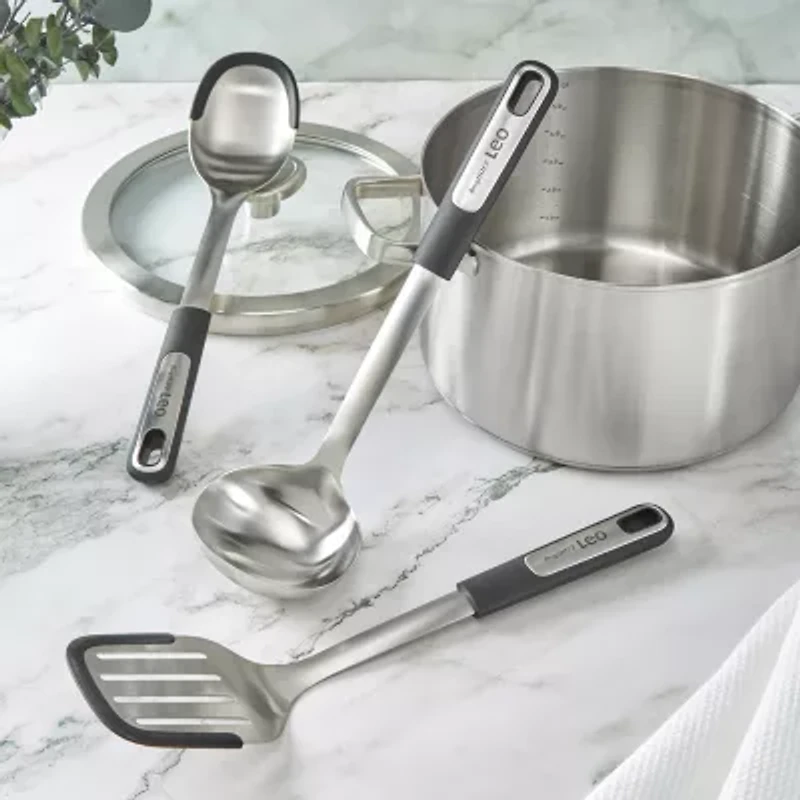 BergHOFF Leo Graphite Stainless Steel 3-pc. Kitchen Utensil Set