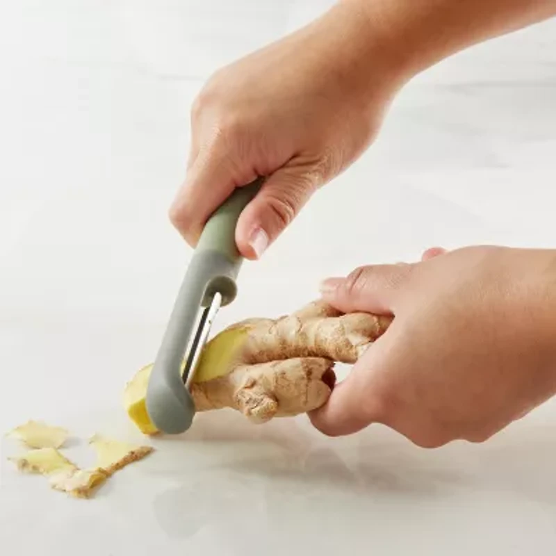 BergHOFF Balance Stainless Steel Straight Recycled Material 6.75" Peeler