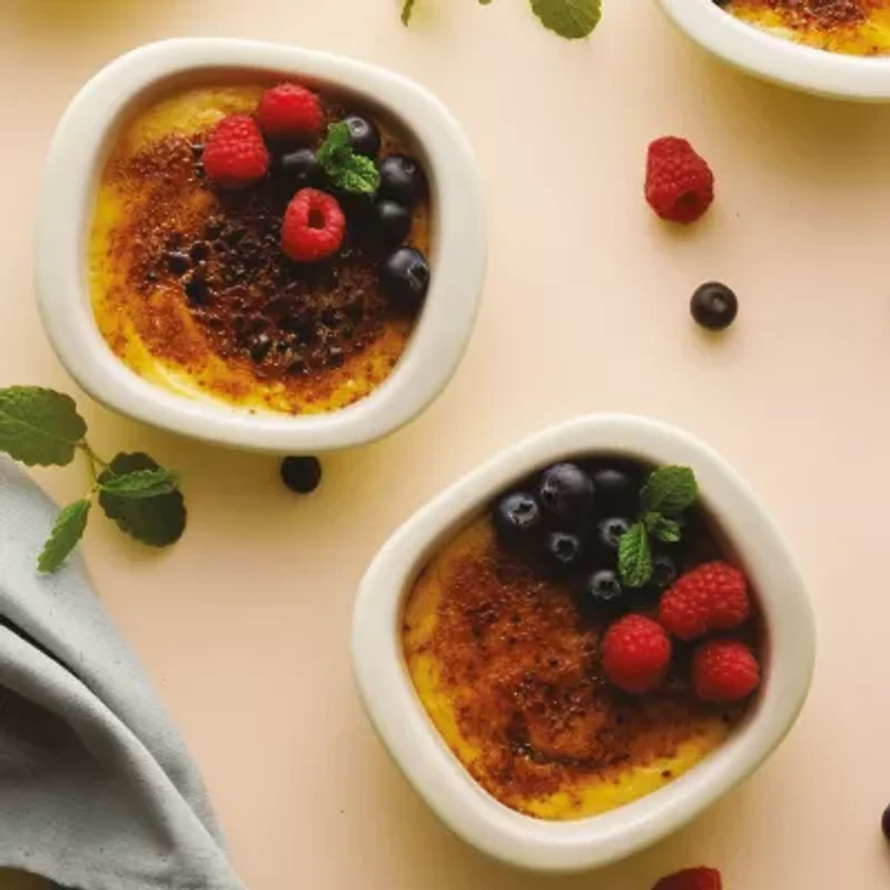 BergHOFF Balance Ceramic Crème Brulé 4-pc. Ramekin Set