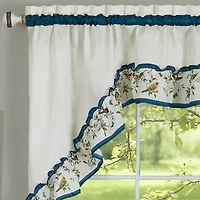 Lovebirds 3-pc. Rod Pocket Kitchen Curtains & Drapes Window Set