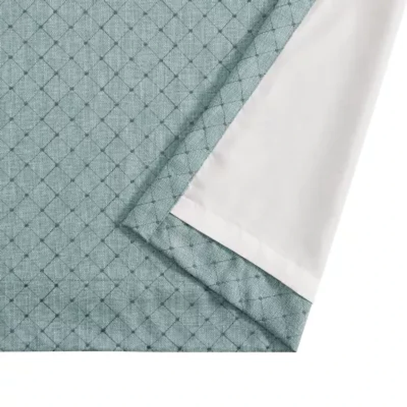 Queen Street Brookside Rod Pocket Room Darkening Set of 2 Curtain Panel