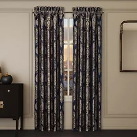 Five Queens Court Briarwood Rod Pocket Room Darkening Set of 2 Curtain Panel