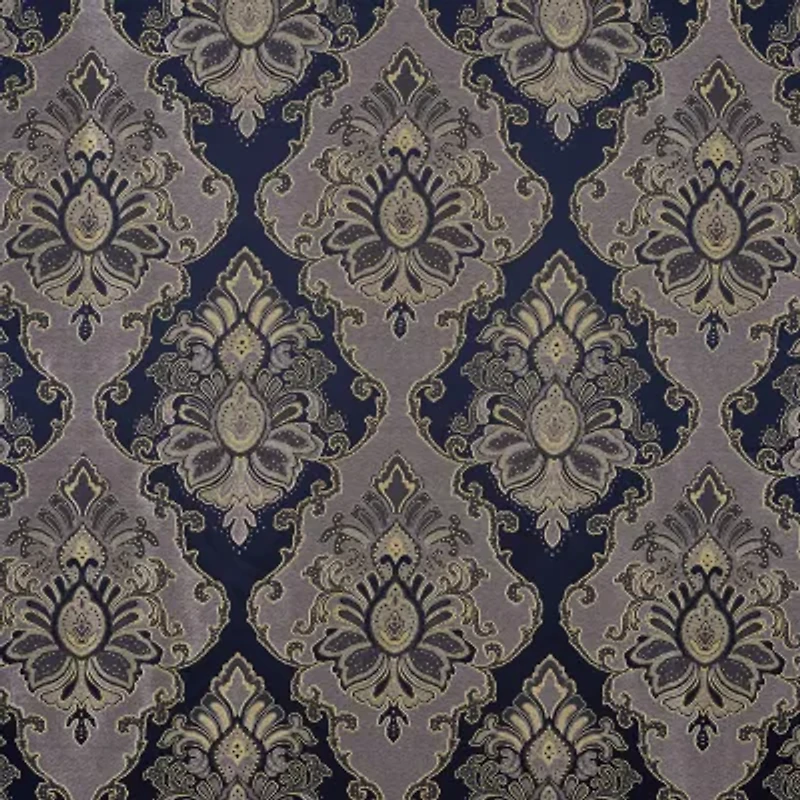 Five Queens Court Briarwood Rod Pocket Room Darkening Set of 2 Curtain Panel