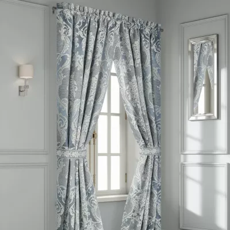 Queen Street Quincy Rod Pocket Room Darkening Set of 2 Curtain Panel