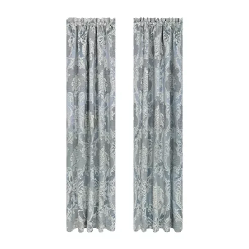 Queen Street Quincy Rod Pocket Room Darkening Set of 2 Curtain Panel