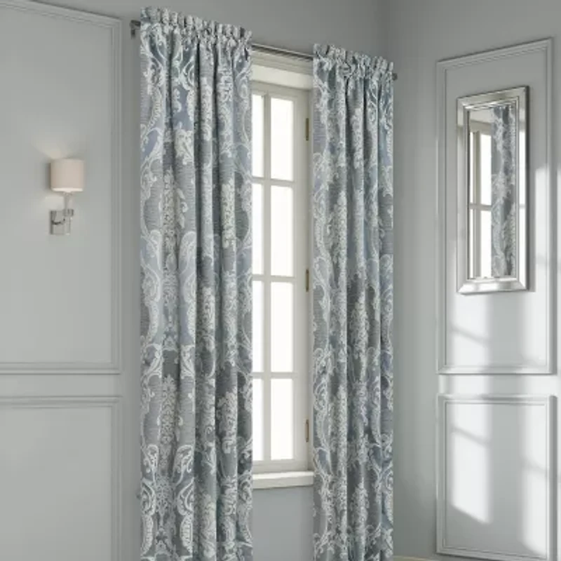 Queen Street Quincy Rod Pocket Room Darkening Set of 2 Curtain Panel