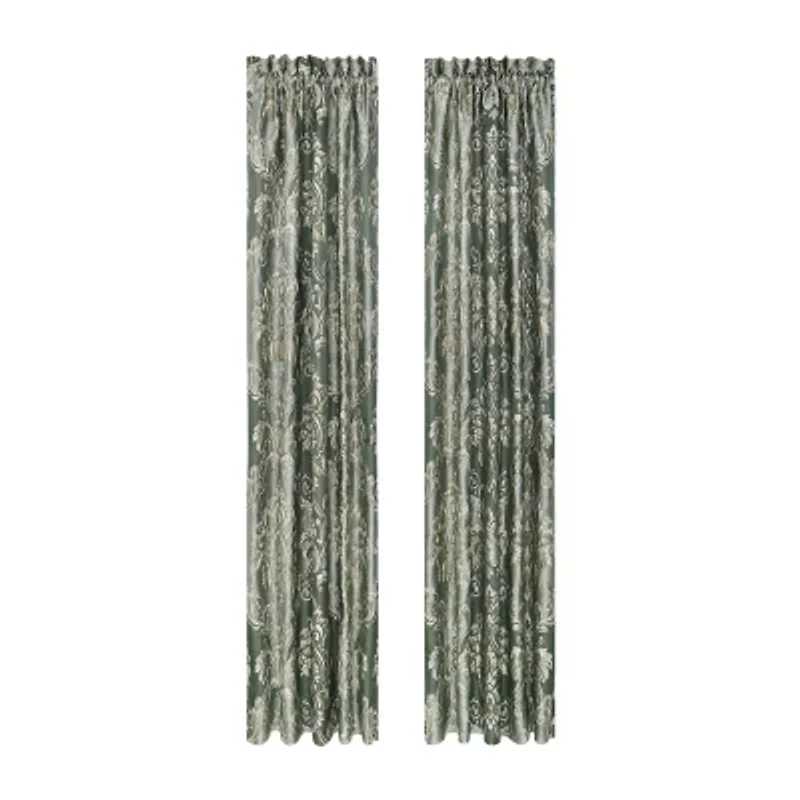 Queen Street Adelina Rod Pocket Room Darkening Set of 2 Curtain Panel