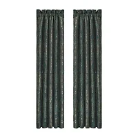 Queen Street Nadine Rod Pocket Room Darkening Set of 2 Curtain Panel